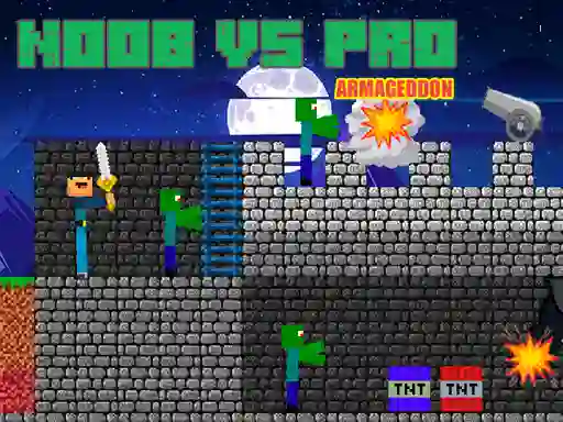 Joc Noob vs Pro Armageddon en línia