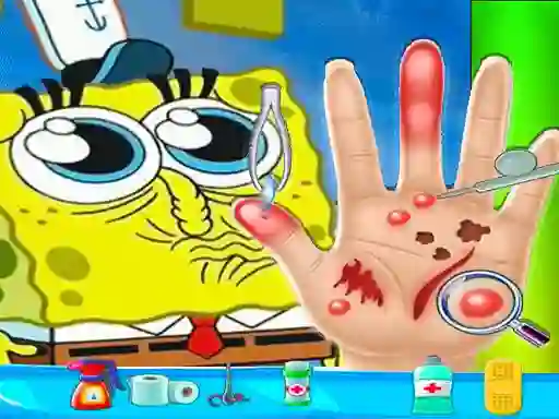 Joc Spongebob Hand Doctor en línia