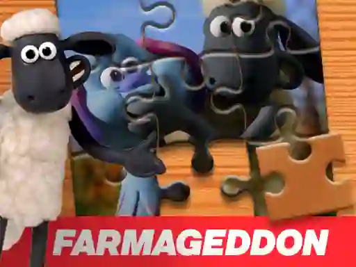 Joc  A Shaun the Sheep Movie Farmageddon Jigsaw Puzzle en línia