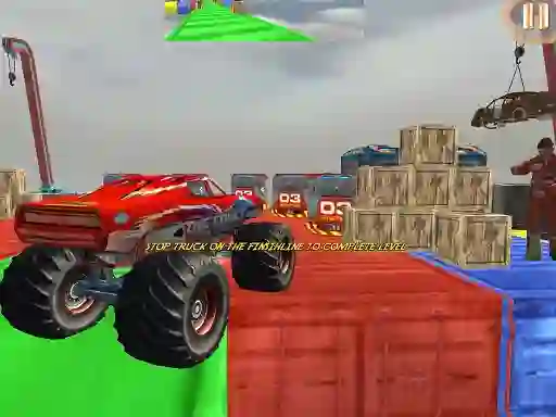 Joc Monster Truck Driving Stunt Game Sim en línia