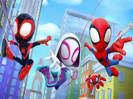 Joc Spidey and his Amazing Friends Swing Into Action! en línia