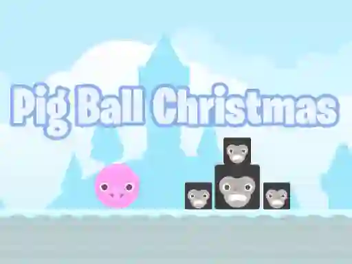 Joc Pig Ball Christmas en línia