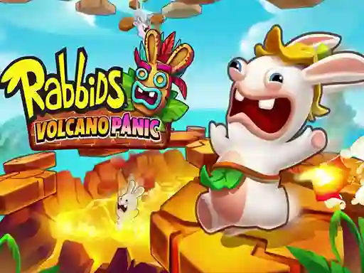 Joc Rabbids Volcano Panic en línia