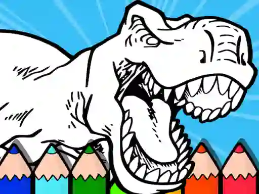 Joc Coloring Dinos For Kids en línia