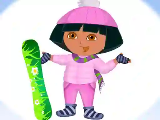 Joc Dora Ski Winter Dressup en línia
