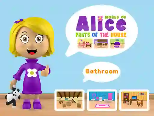 Joc World of Alice Parts of the House en línia