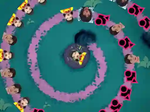 Joc Squid Game Bubble Shooter en línia