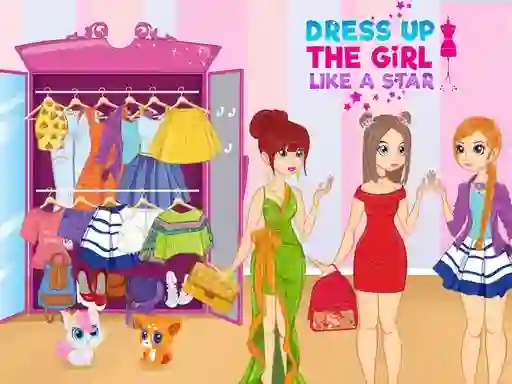 Joc Dress Up The Girl Like A Star en línia