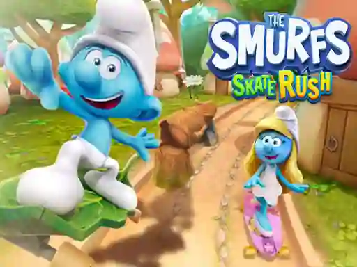 Joc The Smufrs Skate Rush en línia