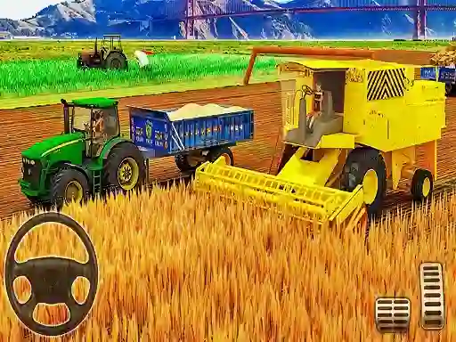 Joc US Modern Tractor Farming Game 3D 2022 en línia