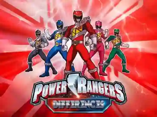 Joc  Power Rangers Differences en línia