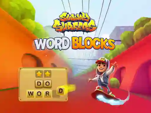 Joc Subway Surfers Word Blocks en línia