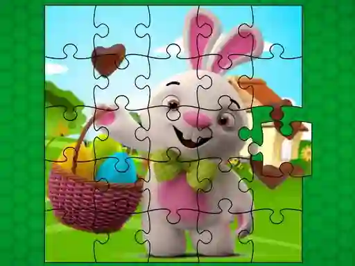 Joc Easter Bunny Eggs Jigsaw en línia