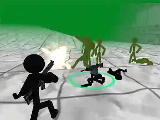 Joc Stickman Killing Zombie 3D en línia