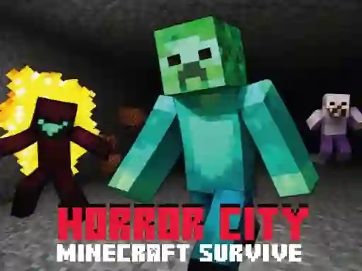 Joc Horror City Minecraft Survive en línia