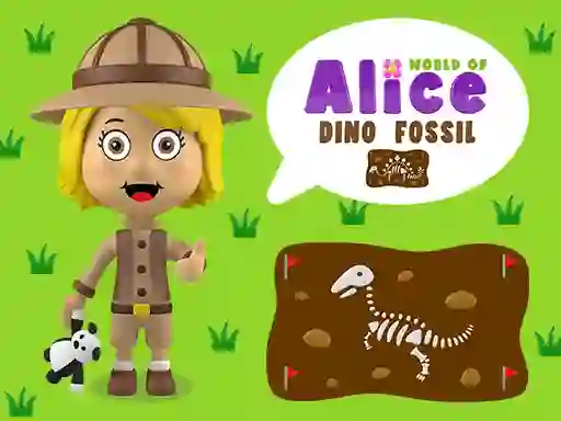 Joc World of Alice Dino Fossil en línia