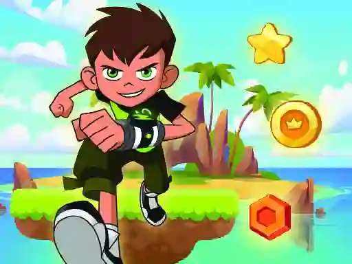 Joc Ben 10 Island Run en línia