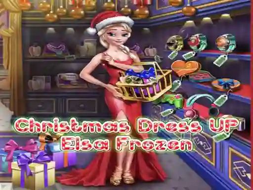 Joc Elsa Frozen Christmas Dress up en línia