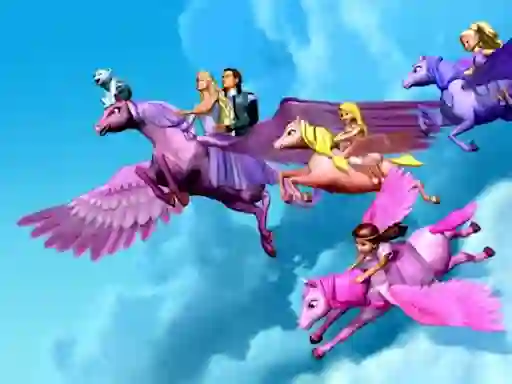 Joc Barbie Magic Pegasus Puzzle en línia