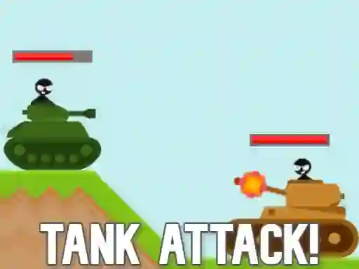 Joc Stickman Tanks en línia