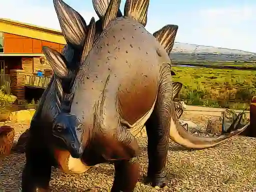 Joc Stegosaurus Dinosaur Jigsaw en línia