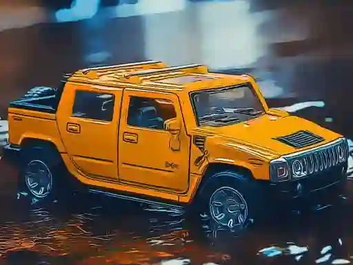 Joc Hummer Jeep Puzzle en línia