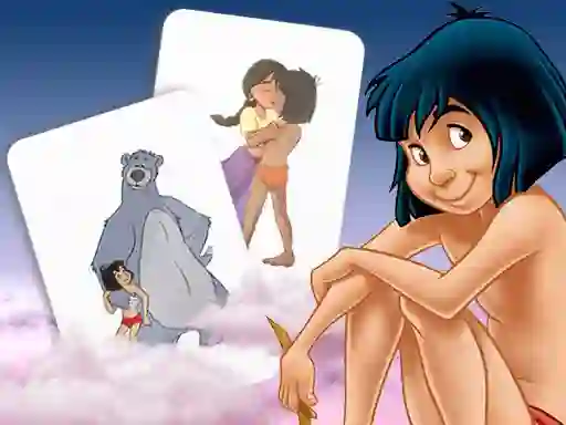 Joc Mowgli Memory card Match en línia