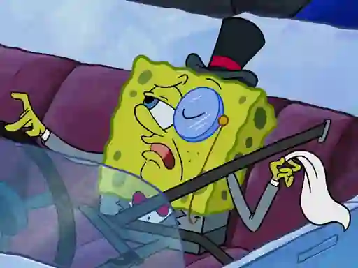Joc Spongebob Driving Test Hidden en línia