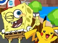 Joc Bob Esponja Pokémon Go  en línia