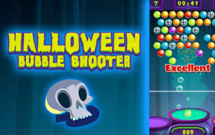 Joc Tirador de la bombolla de Halloween  en línia