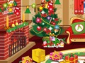 Joc Decoració de sala de Nadal  en línia