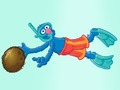 Joc 123 Sesame Street: Fregadero submarí o Float  en línia