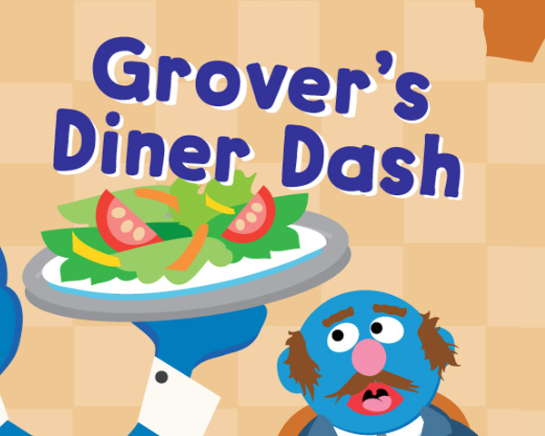 Joc 123 Sesame Street: Diner Dash de Grover  en línia