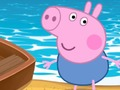 Joc Piggy que busca la carretera del mar en línia