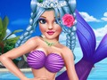 Joc Estil de maquillatge de princesa sirena  en línia
