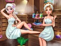 Joc Reina de gel Reial Sauna  en línia