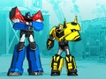 Joc Transformadors. Robots disfressats: Super Mini Striker  en línia