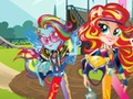 Joc Noies d'Equestria. Jocs d'amistat: Motocròs  en línia