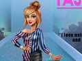 Joc Tris: vestit de portada de moda  en línia