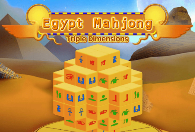 Joc Mahjong Egipte Mides triples  en línia