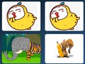 Joc Animals divertits: per a la memòria  en línia
