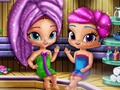 Joc Shimmer and Shine: ginebras escumosos a la sauna  en línia