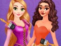 Joc Princesa Disney: vestits de l'arc de Sant Martí  en línia