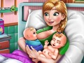 Joc Naixement dels bessons de la princesa de gel  en línia