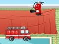 Joc Carrera boja de camions de bombers  en línia