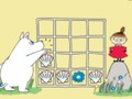 Joc Moomins: quatre en fila  en línia