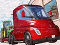 Joc Puzle de camions Tesla  en línia