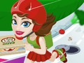 Joc Nena a patins Esmicolada de pizza  en línia
