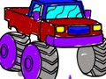Joc De tornada a l'escola: Monster Truck per pintar  en línia