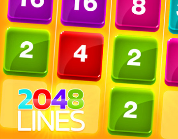 Joc 2048 Línies  en línia